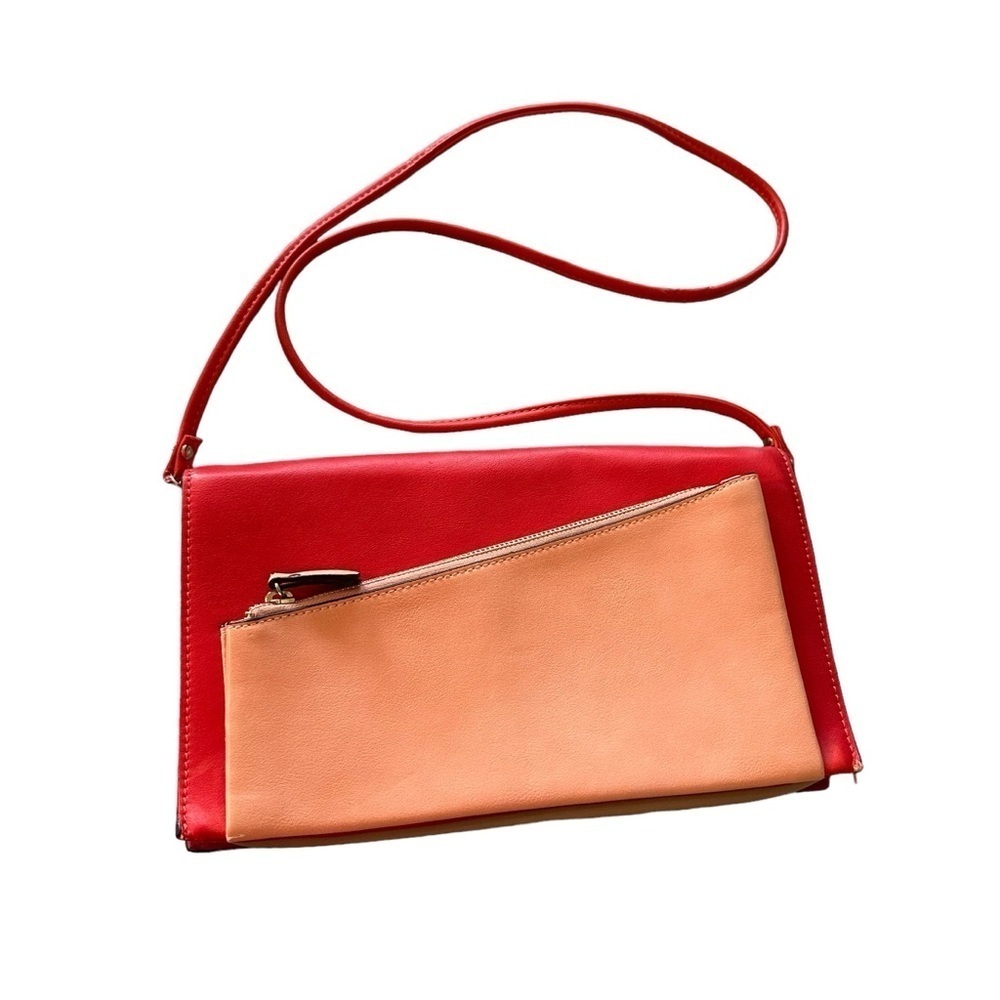 Millie Blanco Red shoulder rectangle bag